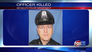 Vigil held for fallen Weymouth police officer
