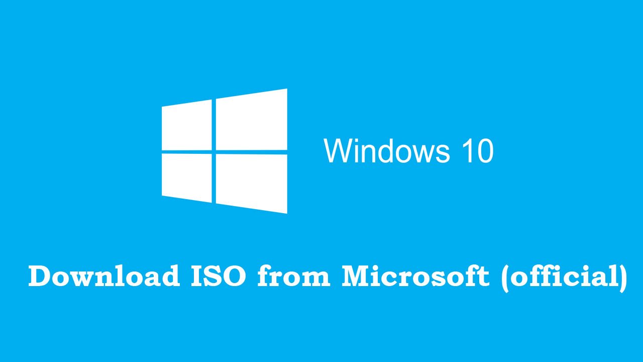 where to get an iso image of windows 10