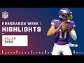 Kellen Mond Highlights from Preseason Week 1 | Minnesota Vikings