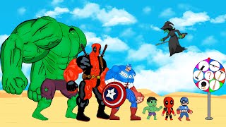 Rescue All Baby HULK & CAPTAIN AMERICA, DEADPOOL : Who Is The King Of Super Heroes ?