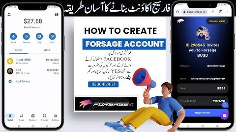 How to create Forsage Account in Trust wallet |Forsage ka Account kasy create krain #forsageio #busd