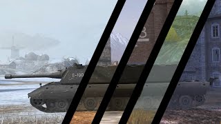 Моргай под бит I WoT Blitz, E-100 edition