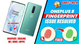 OnePlus 8 Fingerprint Calibration For Free 100% working 2025