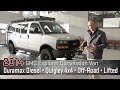 Custom Quigley 4x4 Duramax Diesel Lifted 2014 GMC Off-Road Explorer Conversion Van