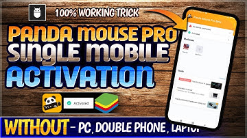 🔥Panda Mouse Pro Activation Single Mobile 2022 New Trick || Without PC, Laptop, Phone, ADB