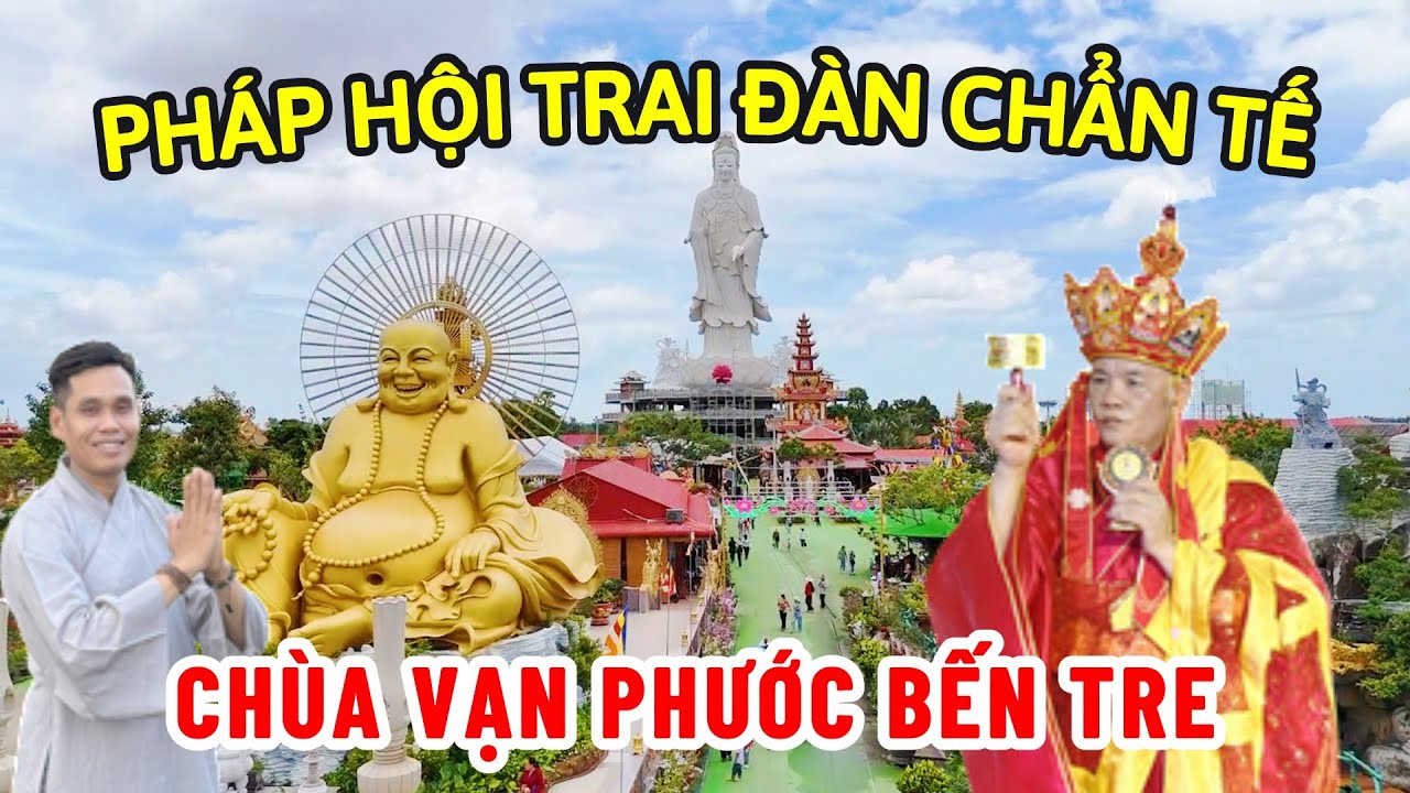 Chùa Vạn Phước Bến Tre 2025 | Pháp Hội Trai Đàn Chẩn Tế Cầu Siêu Vong Linh | Thả Cá Phóng Sinh