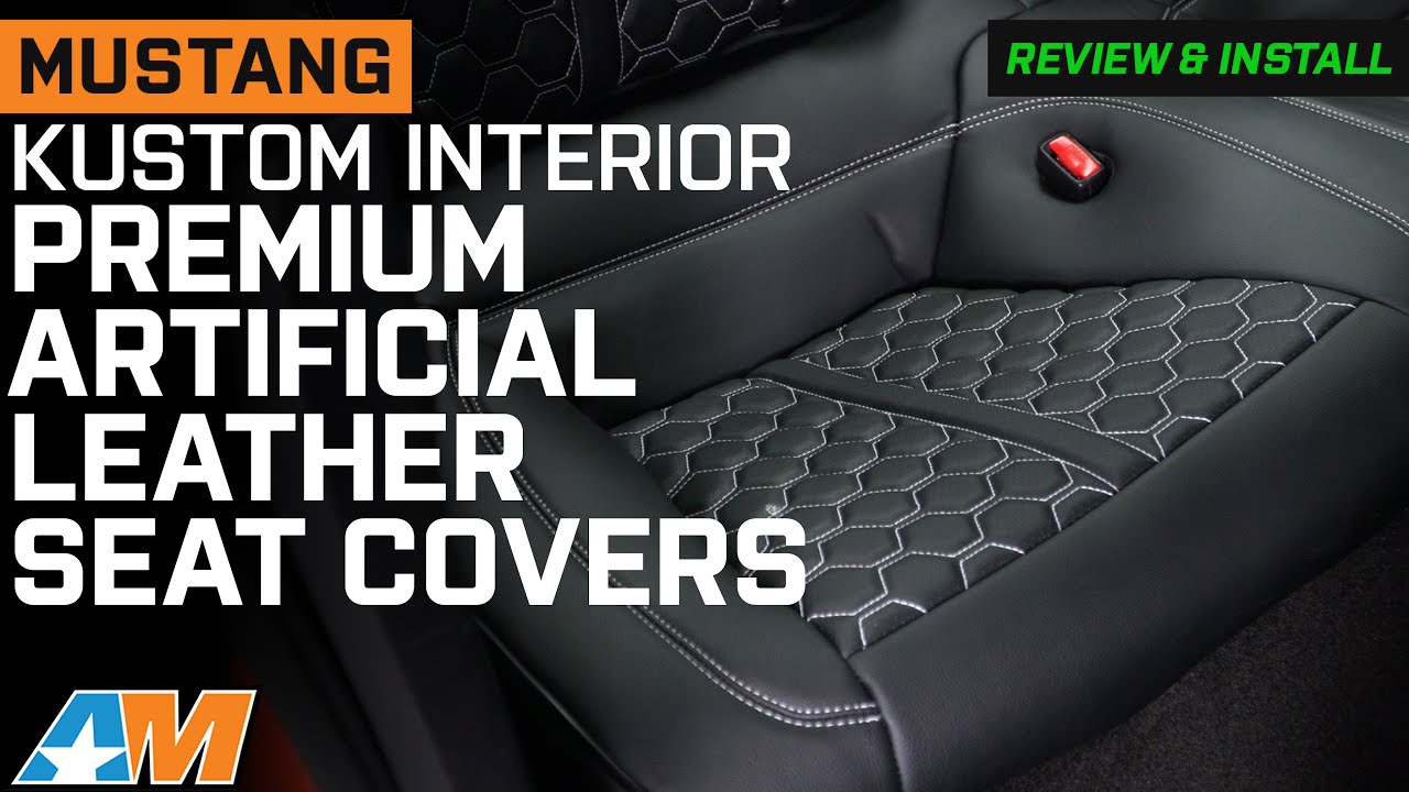 2015-2023 Mustang Kustom Interior Premium Artificial Leather Seat Covers Review & Install