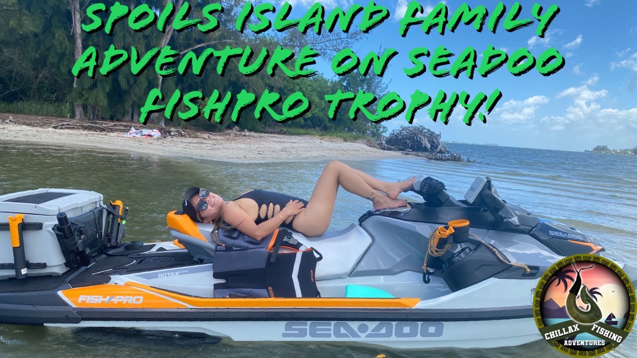 Spoils Island Family Adventure on the Seadoo Fish Pro Trophy! #seadoolife  #fishpro 