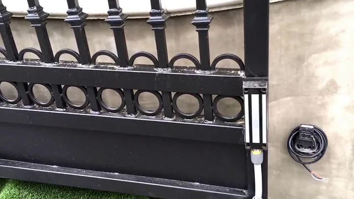 Magnetic lock, MAG lock for a gate by mulholland security.