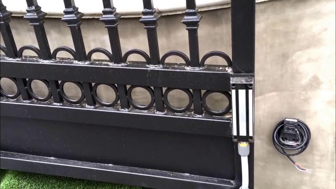 lock, MAG lock for a gate by mulholland security. YouTube