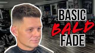 Basic Bald Fade Easy Step By Step Mid Fade