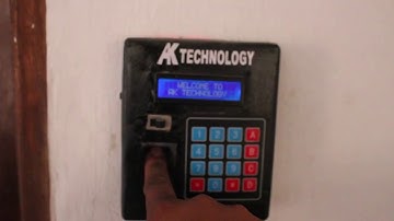 Bio-metric  Door lock with atmega328