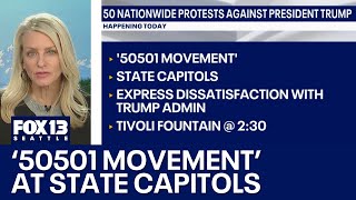 50 nationwide protests against Trump begin: Here are planned rallies in WA