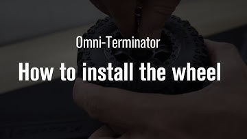 How to install the wheel for Rlaarlo Omni-Terminator RC monster truck