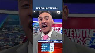 Extreme heat is returning to the Central Valley  ☀️😬 #Fresno #weather #heat