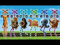 【線路アニメ】トゥン・トゥン・トゥン・サフールの魔法の杖 🐹🐸🐰 Italian Incredibox as Fumikiri Railroad Crossings Meme