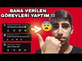 Bana verilen görevleri yaptım! (son görev çok zordu 😨)