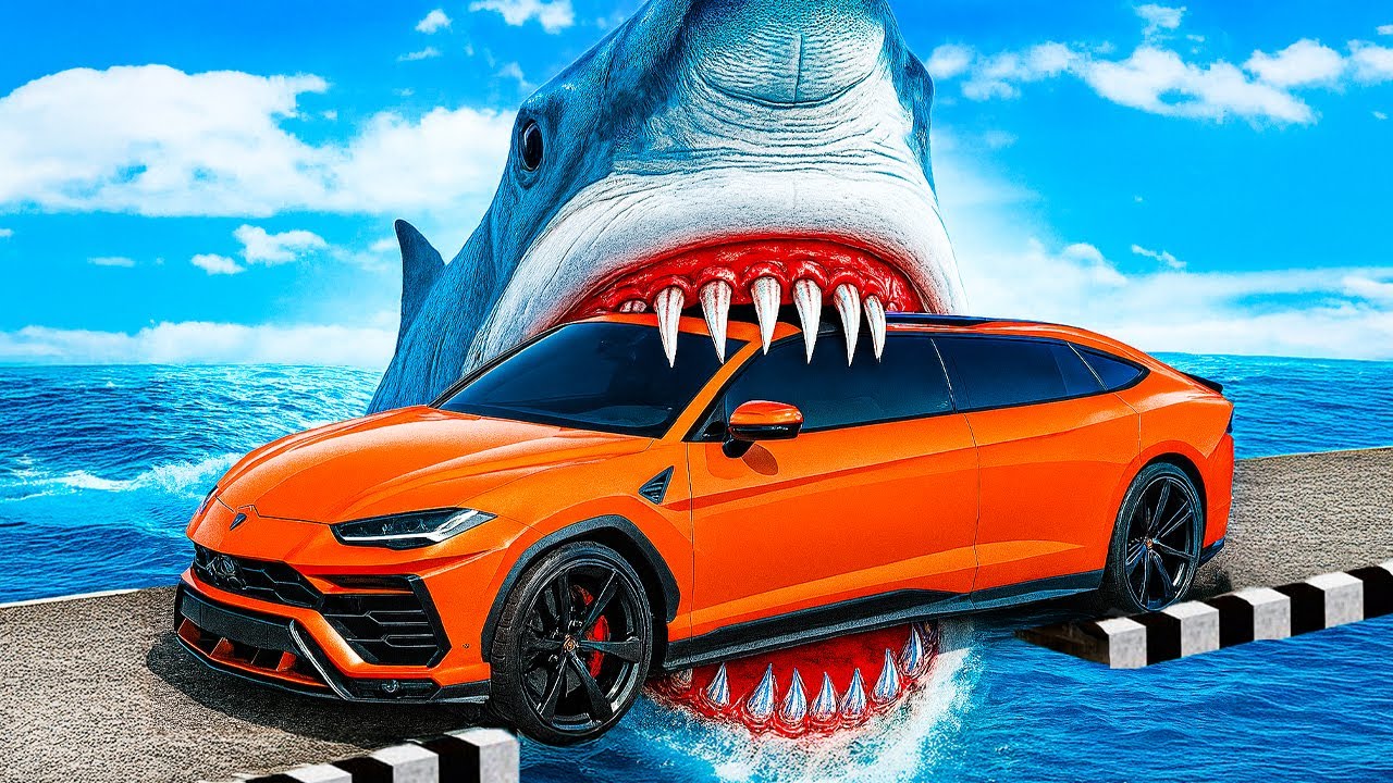 TRISEZ in EXPERIMENTUL MASINI vs RECHINI in GTA 5!