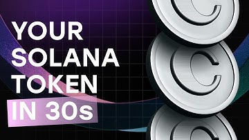 How to Create Token on Solana in 30s? (No Coding)