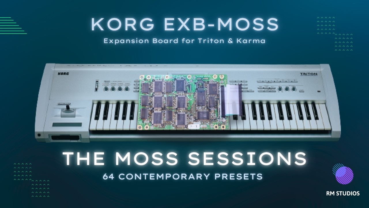 KORG EXB-MOSS - 64 Contemporary Presets - The MOSS Sessions (Sound Library for Korg Triton & Karma)