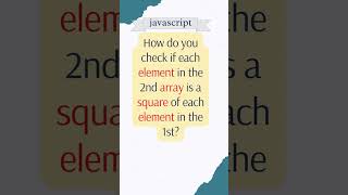 How do you ➡️ compare 2 arrays? #javascript #array #arraysorting #arraylist