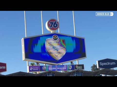 Full Fernando Valenzuela Legends of Dodger Baseball ceremony at Dodger Stadium