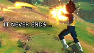 Vegeta Got infinite Ki Blasts