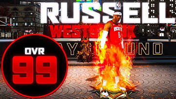 99 OVR RUSSELL WESTBROOK is INSANE! BEST BUILD NBA 2K20!