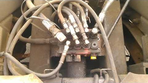 Hydraulic control valve needs repair