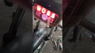 Splendor bike mein Boss light fitting #new #mechanic #video