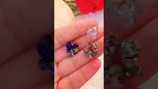 Boucles d’oreilles en perles de Pierre naturel #reels #tiktok #diy #shortsvideo #viral #youtube