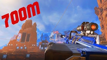 700m No Scope in Firing Range | Apex Legends
