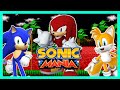 Knuckles, Sonic and Tails play Sonic Mania.exe!