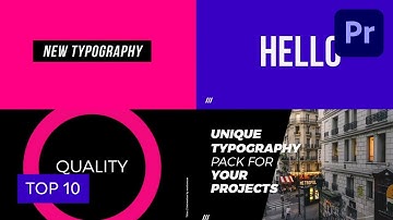 Top 10 Premiere Pro Video Templates & Presets