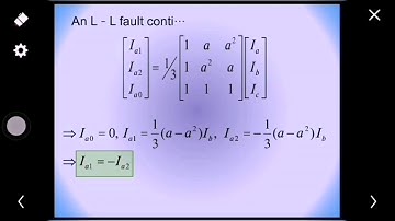 Unsymmetrical Fault Analysis (Shunt Faults)