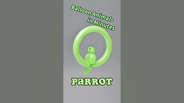 Balloon Animals in Minutes _ Parrot #diy #balloncraft