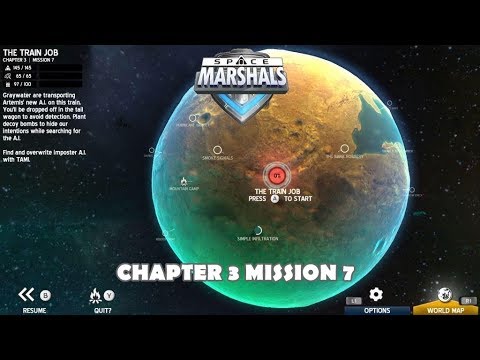 Space Marshals : Chapter 3 Mission 7 The Train Job || Gameplay walktrough