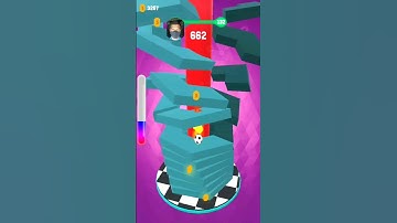 drop stack ball level 132 #shorts #dropstackball #blackgamerbpt