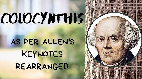 Colocynthis as per Allen