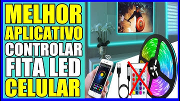 MELHOR APLICATIVO GRÁTIS PARA CONTROLAR FITA LED RGB COM CELULAR | ANDROID E IPHONE