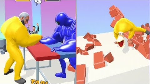 Muscle Rush - gameplaywalkthrough all levels android iOS | CHILL HUB