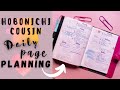 TASK MANAGEMENT | DAILY page FUNCTIONAL PLANNING Routine with Hobonichi Cousin A5 for Work & Home