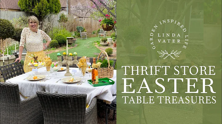 Thrifting My Easter Table Decor! // Linda Vater