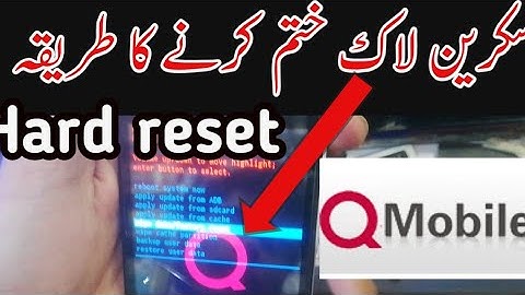 Q mobile i5 Hard reset |screen pattern remove| Qmobile