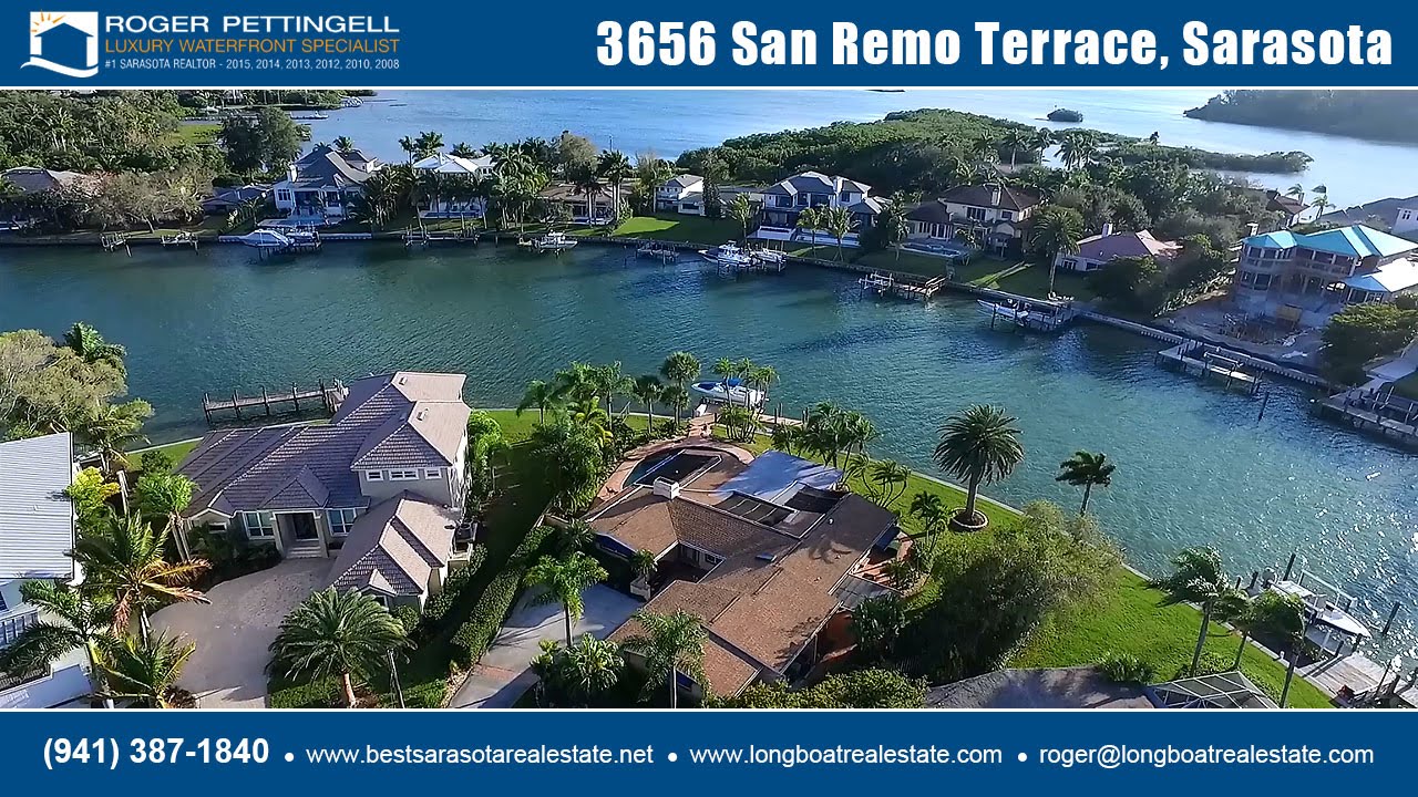 Yachtsman dream waterfront home for sale in San Remo Estates, Sarasota