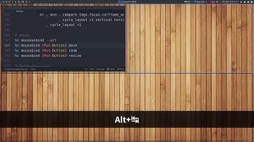 ArcoLinux 1116 : Hlwm config : using the mouse keybindings