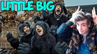 LITTLE BIG - ROCK–PAPER–SCISSORS (Official Music Video) Реакция Литл Биг