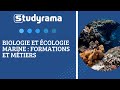 Biologie et cologie marine  formations et mtiers