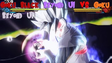 Goku Black Beyond Ultra Instinct VS Goku Beyond Ultra Instinct Xenoverse 2 Mod!
