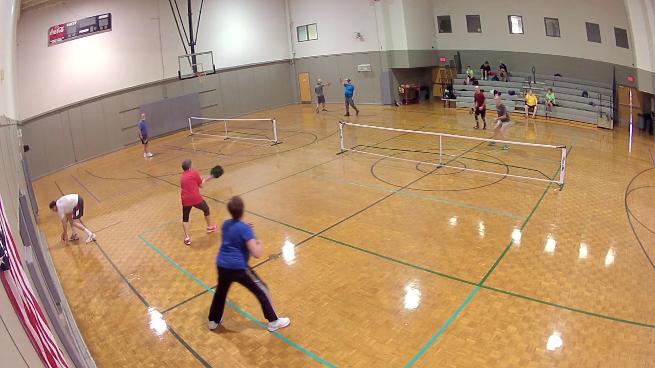 Pickleball Lay Park in Athens, GA on Feb. 3, 2017 Part 2 YouTube